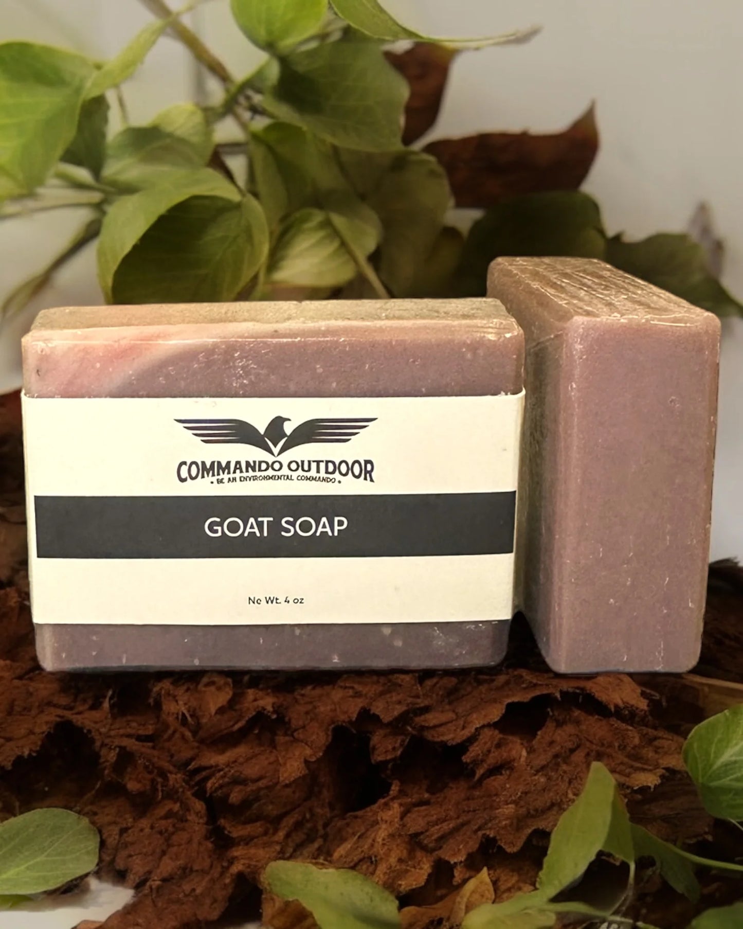 Commando Outdoor Goat's Milk Men's Soap (Patchouli & Sandalwood)