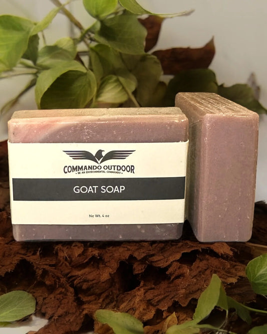 Commando Outdoor Goat's Milk Men's Soap (Patchouli & Sandalwood)