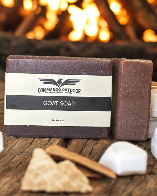 Commando Outdoor Goat's Milk Men's Soap (Smore's)